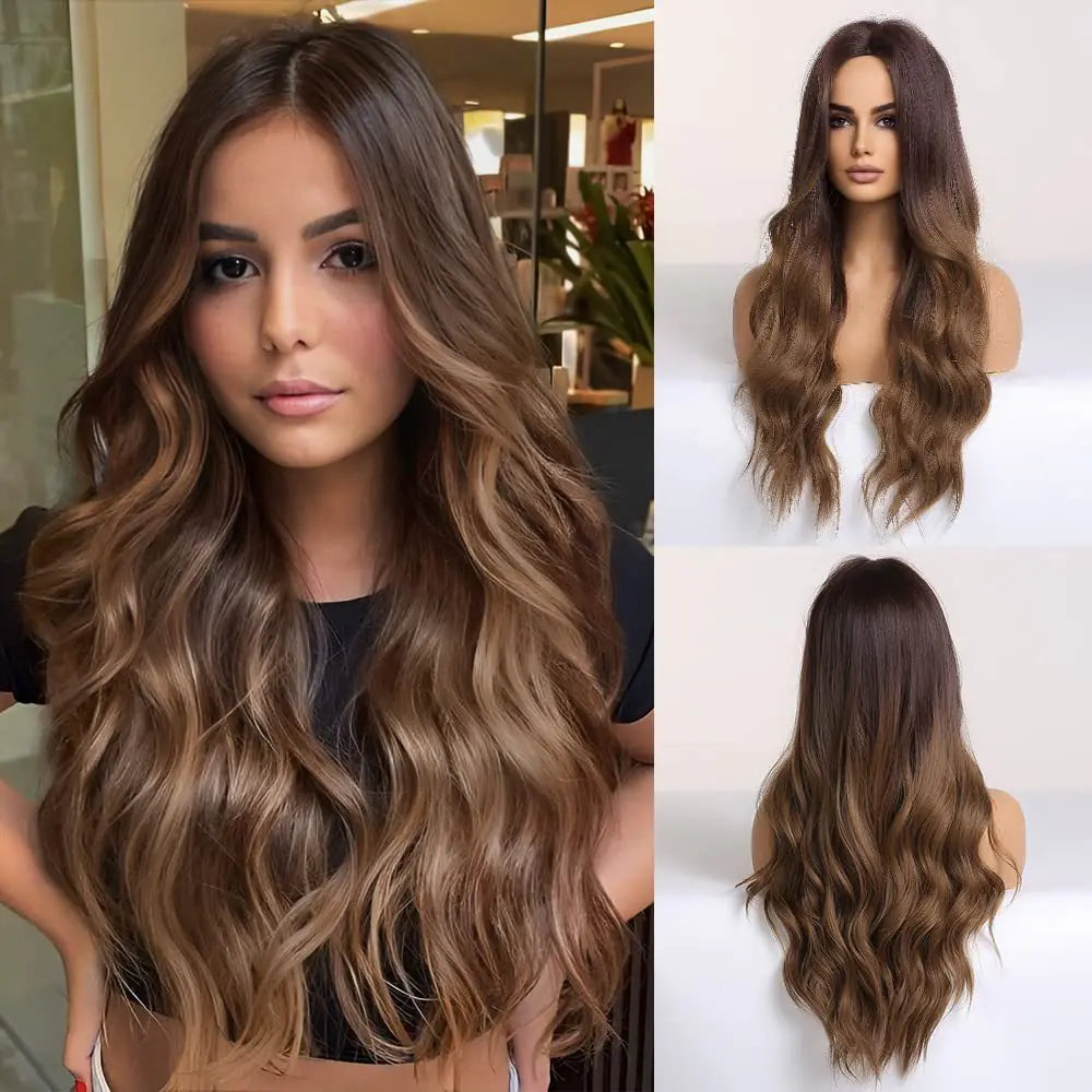Glamura™ Natural Wavy Wig