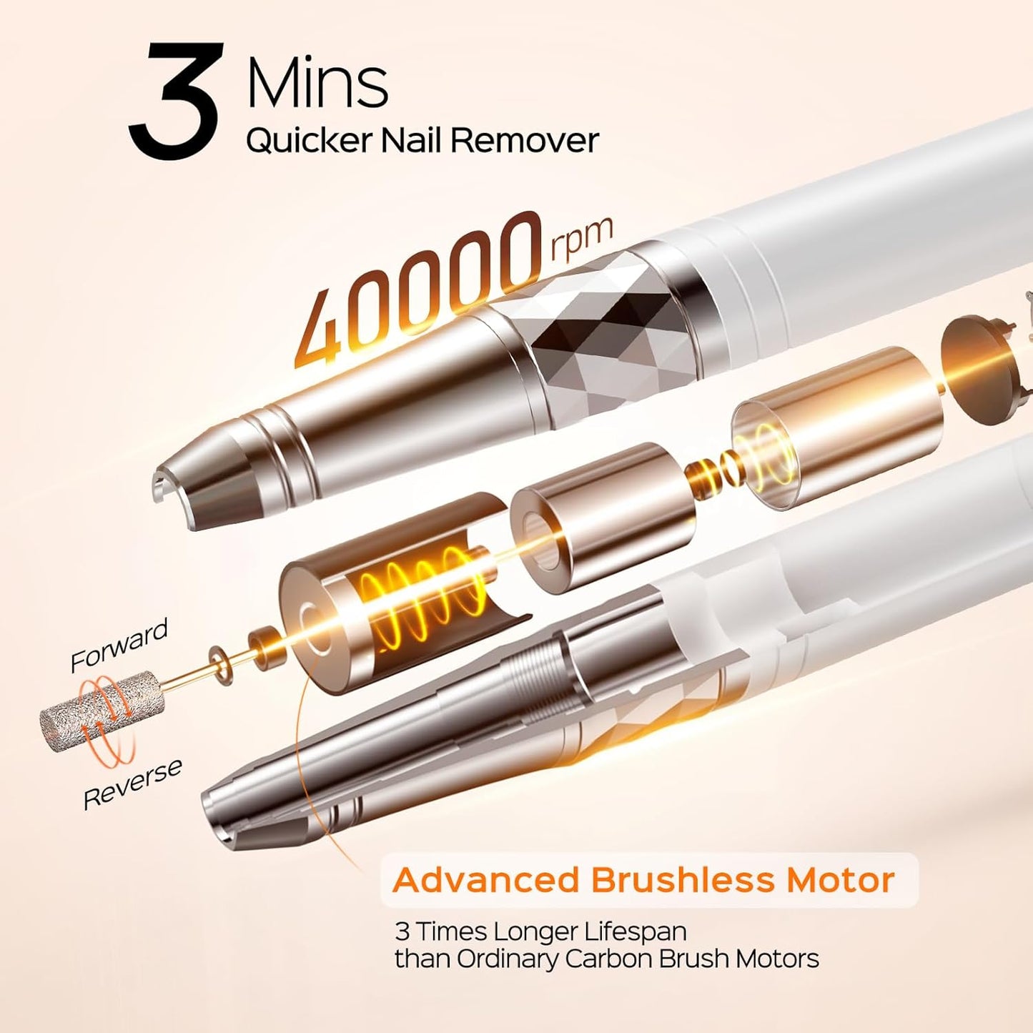 ProSpin™ Brushless Nail Drill